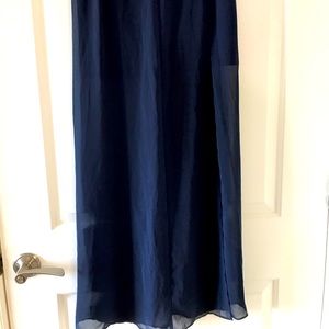 Navy maxi skirt
